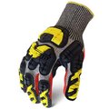 Dressdown Mens Knit Cut 5 Oil & Gas Safety Impact Gloves, Gray - Large DR2669231